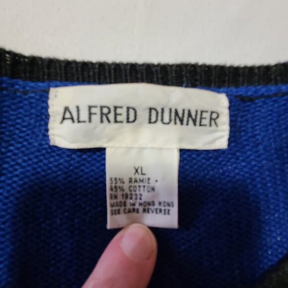 Womens Vintage Alfred Dunner Holiday Winter Embellished Cardigan XL - Picture 5 of 9